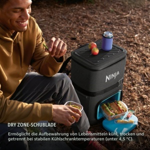 Rucsac racitor Ninja FrostVault Go 23L pentru 36 doze, gri - Img 3