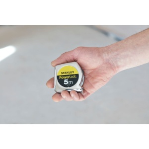 Ruleta de masurare Stanley Powerlock 5m, latime 19mm, cu protectie Mylar - Img 3
