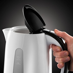 Russell Hobbs Kettle [1,7l, 2200W] My Breakfast (element de incalzire ascuns, filtru de calcar detasabil, oprire automata a gatitului, indicator extern al nivelului apei, deschidere automata a capacului)Ceainic 25070-70 - Img 3