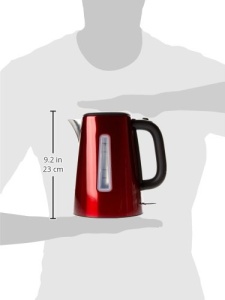 Russell Hobbs Kettle [1,7l, 2400W] Luna Inox Steel Red (functie de gatit sub presiune, filtru de var detasabil, indicator extern al nivelului apei, Autom. Ceainic 23210-70 - Img 3