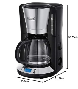 Russell Hobbs Victory 24030-56 Cafetiera Digitala Timer Inox 125L 1100W - Img 3