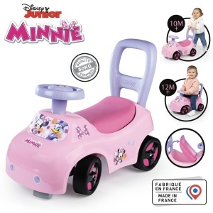 Rutscher pentru copii Smoby Minnie Maus, design ergonomic, cu suport spate si stocare - Img 2