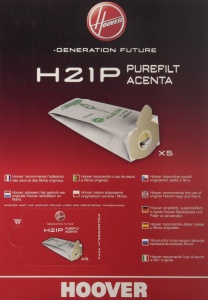 Sac aspirator Hoover H21P Original Compatibil Acenta Filtrare Avansata 5 Bucati - Img 2