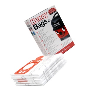 Sac de aspirator Numatic Hepa-Flo NVM-1CH, 5 bucati, XXL-volum, pentru modele Henry si Hetty