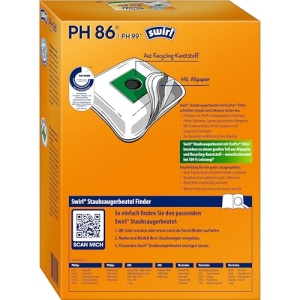 Sac de aspirator Swirl PH 86 EcoPor, 4 saci 1 filtru, reciclabil, rezistent - Img 2