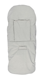 Sac de dormit pentru copii BEABA, 100 impermeabil, ultra calduros, gri - Img 3