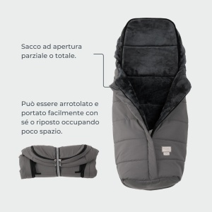 Sac de dormit universal Nuvita 9905 Junior One pentru scaune auto, bej, pentru copii 6-36 luni - Img 4