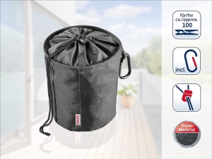 Sac pentru cleme de rufe Leifheit 80031, capacitate 100 cleme, negru - Img 2