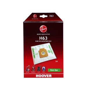 Sac vacuum Hoover H63, 4 bucati, microfibra, filtrare avansata