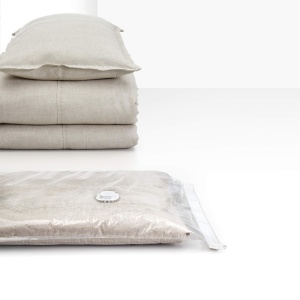Sac Vacuum Rayen XXL 90 x 130 cm, Transparent, Protectie pentru Haine - Img 2