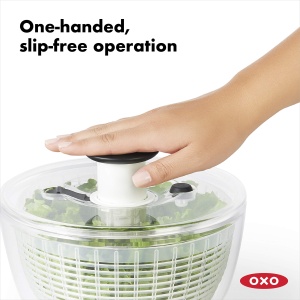 Salatiera OXO Good Grips cu pompa si capac 6L multifunctionala - Img 4