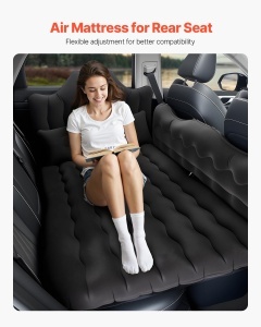 Saltea auto gonflabila VEVOR X1 negru cu pompa si accesorii pentru SUV si MPV - Img 2