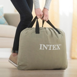 Saltea gonflabila Intex Full Comfort-Plush 137x191 cm, cu pompa electrica 220-240 V - Img 5