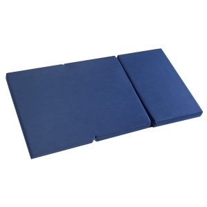 Saltea pliabila pentru patut de calatorie Roba 60x120 cm albastra cu husa detasabila - Img 5