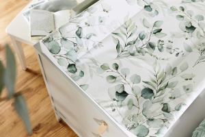 Saltea schimbare pentru bebelusi Rotho Babydesign Natural Leaves, 70x50 cm, impermeabila - Img 5