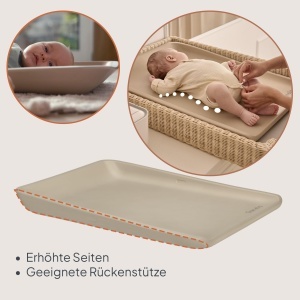Saltea Schimbat Lionelo Megs, 70x49 cm, impermeabila, usor de curatat - Img 6