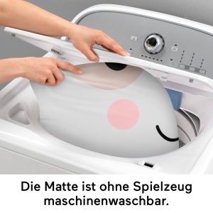 Salteluta de joaca Fisher-Price JMN73 pentru bebelusi 91x107 cm cu oglinda si accesorii senzoriale - Img 5