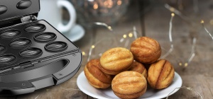 Sandwich Maker 5 in 1 | 1200 wati | 5 placi interschimbabile | Contact Grill | Fiare de vafe | Sandwich Maker | Gratar multiplu | Gratar | Termostat | Carcasa din otel inoxidabil | Acoperit antiaderent | Semafor al companiei - Img 4