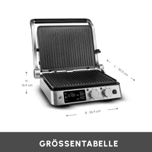 Sandwich Maker Karaca Compact Inox 2008, 2000W, 6 felii, 230C - Img 2