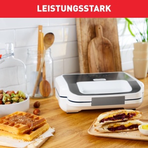Sandwich Maker si Waffeleisen Tefal SW7011, 850W, Placi Antiaderente, Dimensiuni Mari - Img 6