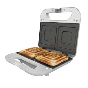 Sandwich Maker Solac Buon Sandwich II, 750 W, 2 sandwichuri, alb