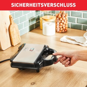 Sandwich maker Tefal, placi antiaderente, depozitare verticala, siguranta termica - Img 5