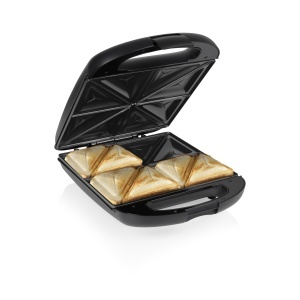 Sandwich Maker Tristar SA-3069, 1500 W, 4 sandwich-uri simultan, Antiaderent