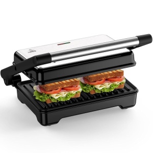 Sandwich Maker YASHE 1500W, XXL, Gratar Panini, Design Compact