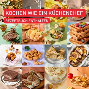 Sandwich si Waffeleisen Tefal Snack Collection SW8674F0, 700 W, NegruAlbastru - Img 5