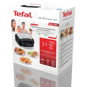 Sandwich-Waffel-Panini Maker Tefal SW383D10, 700W, Antiaderent, Negru - Img 9