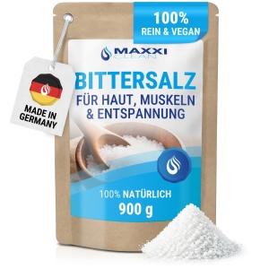 Sare de baie Maxxi Clean 900 g, 100 pura, pentru relaxare si exfoliere - Img 1