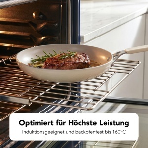 Sauteuse KitchenAid 28 cm, 4,28 L, Negru, Antiaderent, Inductie - Img 5