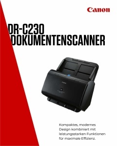 Scanner Canon imageFORMULA DR-C230 Duplex 30ppm USB - Img 2