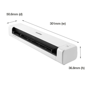 Scanner mobil Brother DS-740D, A4, 15 ppm, USB, Negru - Img 4