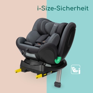 Scaun auto Bebeconfort EvolveFix Plus i-Size, 0-12 ani, 40-150 cm, Negru - Img 6