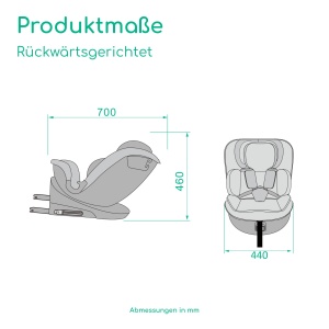Scaun auto Bebeconfort RevolveFix 360 i-Size, 0-12 ani, 40-150cm, negru - Img 6