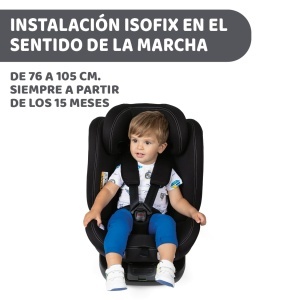 Scaun auto Chicco Unico Evo I-Size, 0-36 Kg, negru, rotativ 360 - Img 8