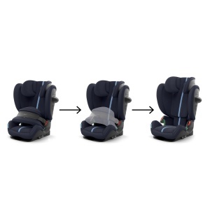 Scaun auto copii CYBEX Pallas G2 i-Size Plus Ocean Blue 2-in-1 ISOFIX - Img 4