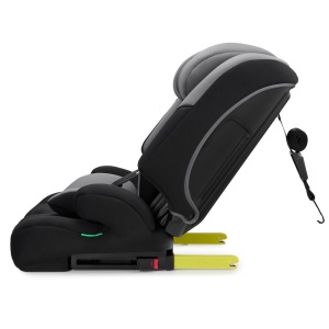 Scaun auto copii Kinderkraft SAFETY FIX 3 PRO i-Size 9-36 kg cu sistem Isofix Gri - Img 5