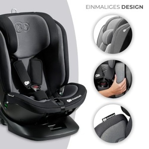 Scaun auto copii Kinderkraft XPEDITION2 i-Size 0-36 kg rotire 360deg Isofix negru - Img 11