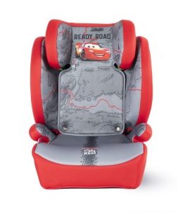 Scaun auto copii Tataway Disney Cars, 15-36 kg, rosu-gri, reglabil - Img 2