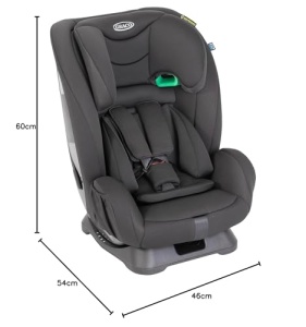 Scaun auto Graco FlexiGrow R129 2 in 1 Negru Onyx Protectie laterala avansata - Img 8