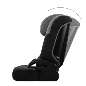 Scaun auto Kinderkraft I-COMFY, 76-150 cm, reglabil, 5 puncte de siguranta, gri - Img 4