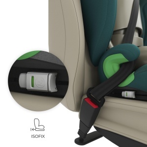 Scaun Auto Kinderkraft JUNIOR FIX2 PRO, 15-36kg, I-SIZE, Verde, cu Isofix - Img 4
