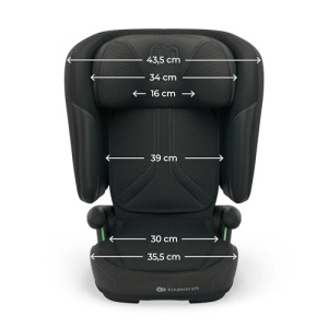 Scaun auto Kinderkraft UNITY 2 i-Size Negru Reglabil pentru copii 35-12 ani - Img 11