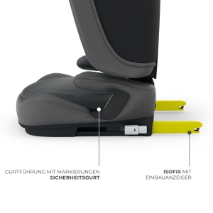 Scaun auto Kinderkraft UNITY 2 i-Size pliabil 100-150 cm gri reglare tetiera si spatar - Img 7