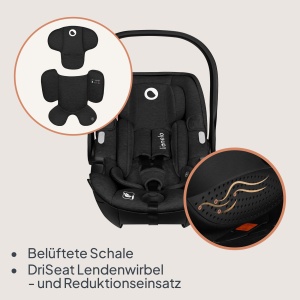 Scaun auto Lionelo Moxie i-Size 40-87 cm montaj rear-facing tetiera reglabila - Img 7