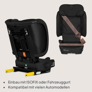 Scaun auto Lionelo Orin i-Size R129 pentru copii 100-150 cm, usor si pliabil - Img 5
