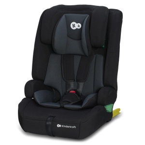 Scaun auto pentru copii Kinderkraft SAFETY FIX 2 I-SIZE 76-150 cm 9-36 kg, Scaune auto pentru copii cu isofix, Reglare tetiera, Sisteme speciale de siguranta, Hamuri in 5 puncte, Set Insert, Negru