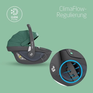 Scaun auto pentru copii Maxi-Cosi Pebble 360, 0-15 luni, dublu sistem de rotire, verde esential - Img 4